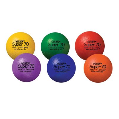 Set of 6 Super70 balls, 2¾" (7 cm) 