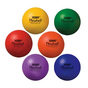 Set of 6 Volley® robust high bounce balls, 6¼"