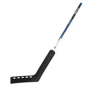 Goalie stick with wooden handle