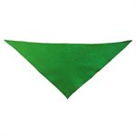 Triangular cotton scarf, green