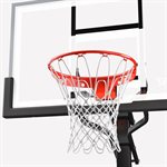 Portable basketball hoop, glass backboard