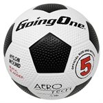 White Going One® «AeroTech» Rubber Soccer Ball