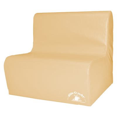 Foam chair for 2 children, tan