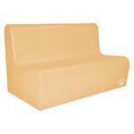 Sofa en mousse 3 places pour enfants, beige