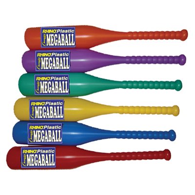 Set of 6 Oversized Plastic Bats