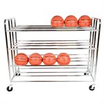 Double 4 Rows Ball Cart, Capacity 40 Balls