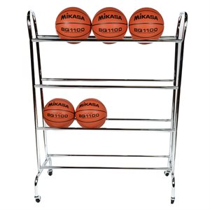 4 Rows Ball Cart, Capacity 16 Balls