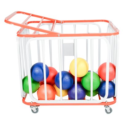 Lockable Aluminum Ball Cage, Capacity of 36 Balls, 37 x 30 x 32" (94 x 76 x 81 cm)