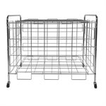 Steel Ball Cage, 36 x 24 x 41" (91 x 61 x 104 cm)