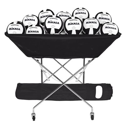 Foldable Hammock Style Steel Ball Cart, Capacity of 24 Balls, 48 x 22 x 40" (122 x 56 x 102 cm)