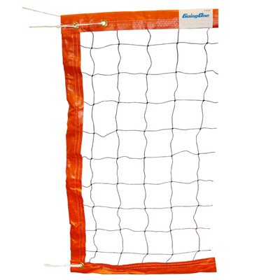 Orange Going One® Economic Beach Volleyball Net of 32" (9.75 m), with PE Cable of 38' (11.5 m)