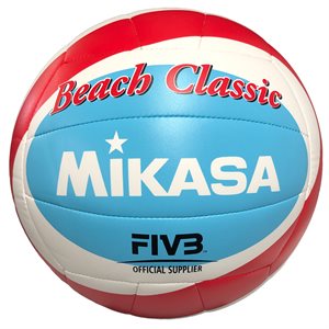 Red and Blue Mikasa® «Beach Classic» Beach Volleyball