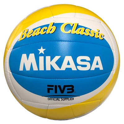 Mikasa Beach Classic volleyball, yellow / blue
