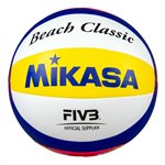 Mikasa® «Beach Classic» Synthetic Leather Beach Volleyball, Replica of the Olympics Model