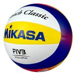 Mikasa® «Beach Classic» Synthetic Leather Beach Volleyball, Replica of the Olympics Model