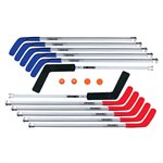 Ensemble complet de bâtons de hockey DOM® «Cup» avec balles et rondelles, 119 cm (47") 