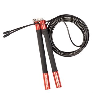 Ajustable thin grip speed rope, 10"