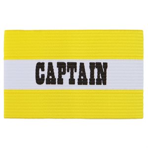 Brassard de capitaine pour jeune, jaune