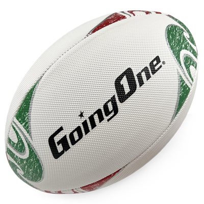 Going One® FLYTECH™ Coton and PVC Rugby Ball, JR #4