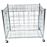 Foldable Steel Ball Cage, Capacity of 36 Balls, 31 x 39,5 x 35,5" (78 x 100 x 90 cm)