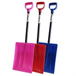 Polycarbonate and Steel Snow Shovel, 9.5 x 32" (24 x 81 cm)