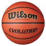 Ballon de basketball intérieur Wilson® «Evolution» en cuir composite