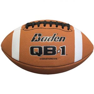 Recreational Baden® «QB» Composite Leather Football, Senior #9