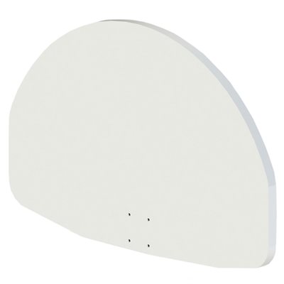 Polyethylene Fan-Shapped Basketball Backboard, Front Mount