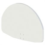 Polyethylene Fan-Shapped Basketball Backboard, Front Mount