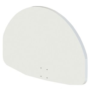 Polyethylene Fan-Shapped Basketball Backboard, Front Mount