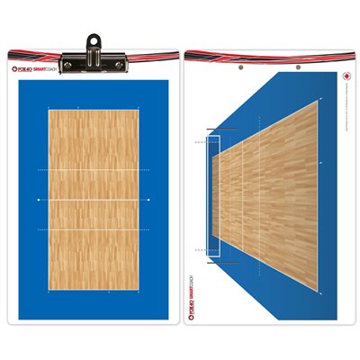 Fox40® «Smartcoach Pro» Coach Clipboard, Volleyball, 10 x 16" (25.5 x 40 cm)