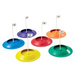 Set of 6 Numbered Rubber Golf Holes