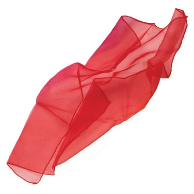 Red Juggling Scarf, 26" (66 cm)