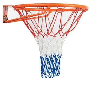 Nylon basketball net tricolor