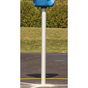 Pole only for tripple hoop game basket