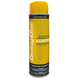 Can of spray paint, yellow