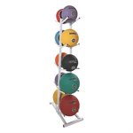 Double-Sided Medicine Ball Storage Rack