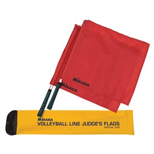 Pair of Mikasa® Volleyball Line Judge Flags with Carrying Case