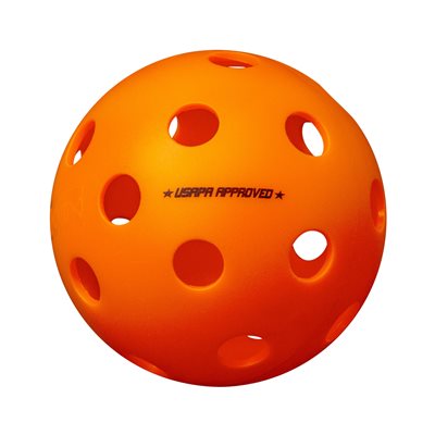 Orange Onix® Official Indoor Plastic Pickleball Ball, 2.5" (6 cm) 