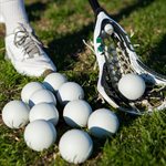 Set of 12 White Lacrosse Training Balls