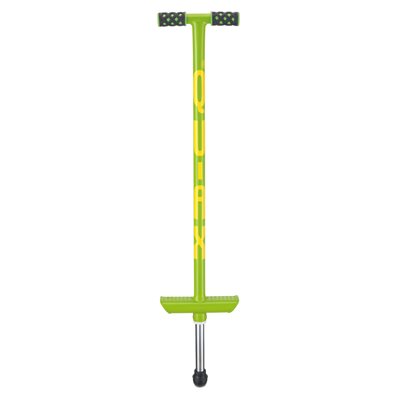 QU-AX® Green Pogo Stick of 34" (86 cm), Capacity of 44 lb (20 kg)