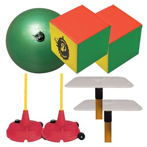Official Poull-Ball set, inflatable cubes