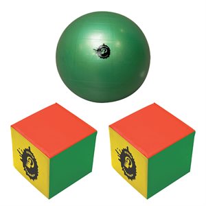 Mini Poull-Ball set, inflatable cubes
