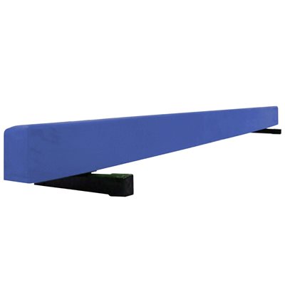 Low balance beam, suede cover
