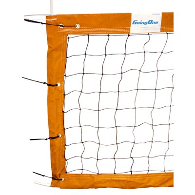 Pro-Beach Competition beach volleyball net, 2 steel wires