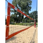 Blue Going One® «Pro-Beach» Competition Beach Volleyball Net of 32' (9.75 m), with Steel Cable of 38' (11.5 m) 