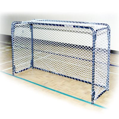 Pair of DOM® Street Hockey Steel Folding Goals, 72 x 48 x 24"