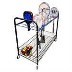 Mobile racquet cart