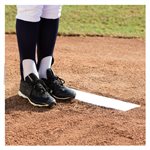 Plaque de lanceur de baseball amovible de taille officielle, 46 x 10 cm (24 x 6")