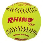 Dozen of «Rhino» Synthetic Leather Softballs, 12" (30 cm)